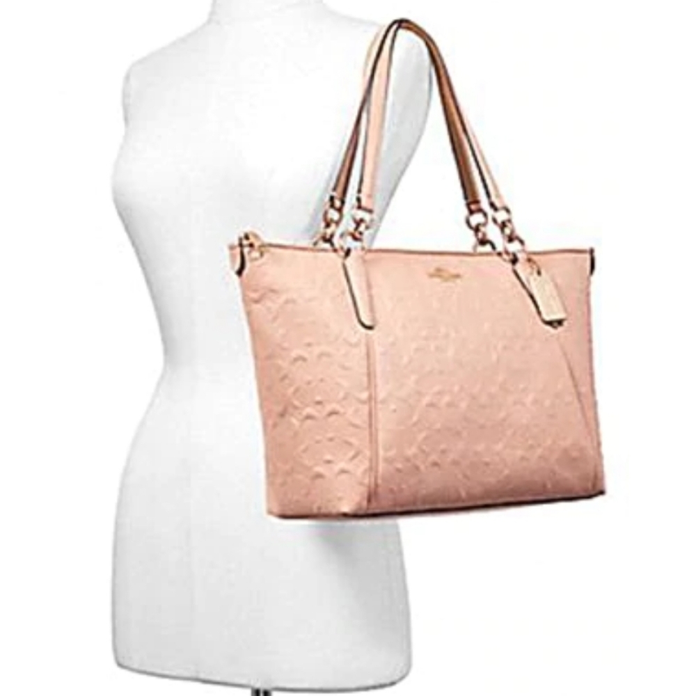 COACH embossed tote
